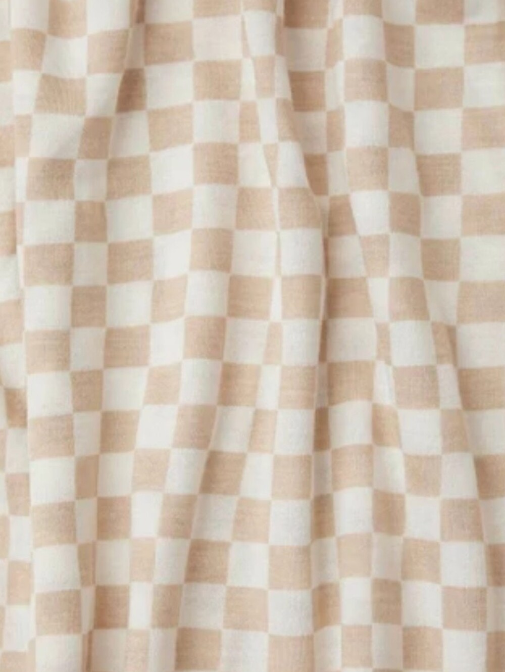 Solly Baby | The Swaddle In Cream/Tan Chequer